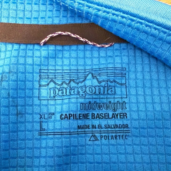 Patagonia Blue Capilene Midweight Baselayer - Picture 4 of 4